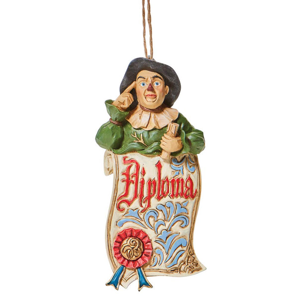 Wizard of Oz by Jim Shore SCARECROW DIPLOMA (HANGING ORNAMENT) 6008311