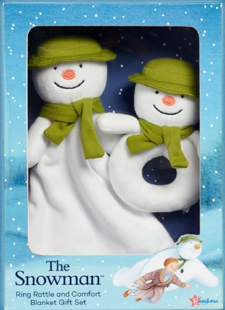The Snowman  Rattle And Comforter Gift Set