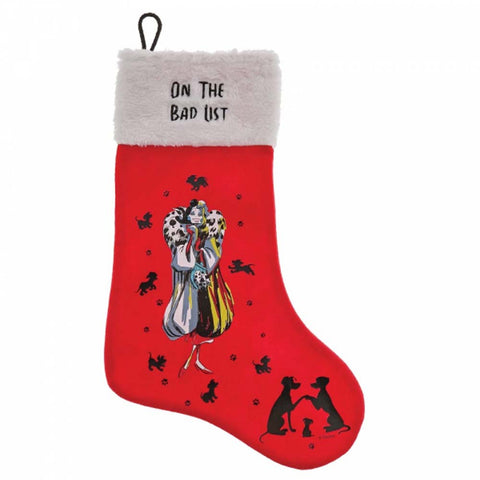 Enesco ON THE BAD LIST STOCKING POLYESTER  A30236