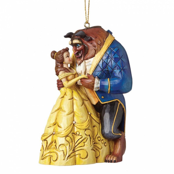 Disney Traditions BEAUTY &BEAST HANGING ORNAMENT A28960