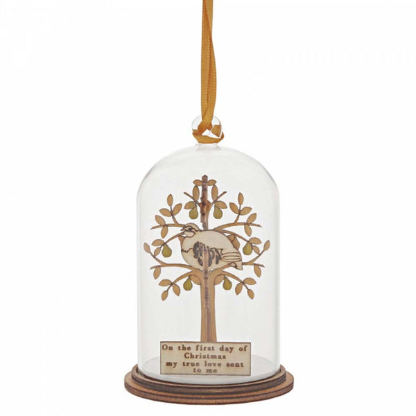 Enesco PARTRIDGE IN A PEAR TREE HANGING DECORATION A30258